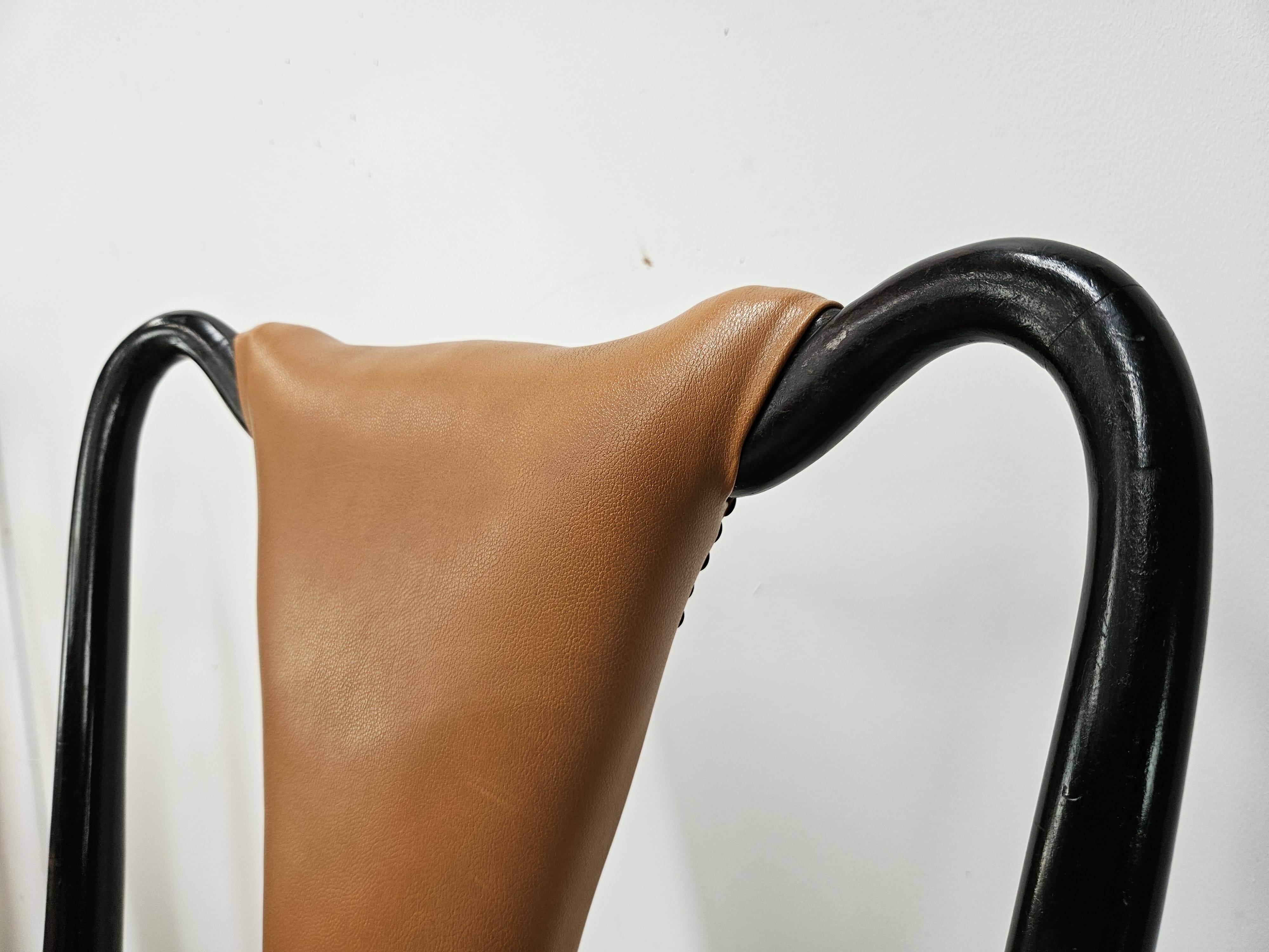Set of 6 dining chairs by Vittorio Dassi from the 1950s