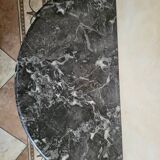 Louis XVI period console – Carved wood & Sainte-Anne marble – 18th century