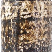 Fat lava ceramic vase by Pieter Groeneveldt, 1950s