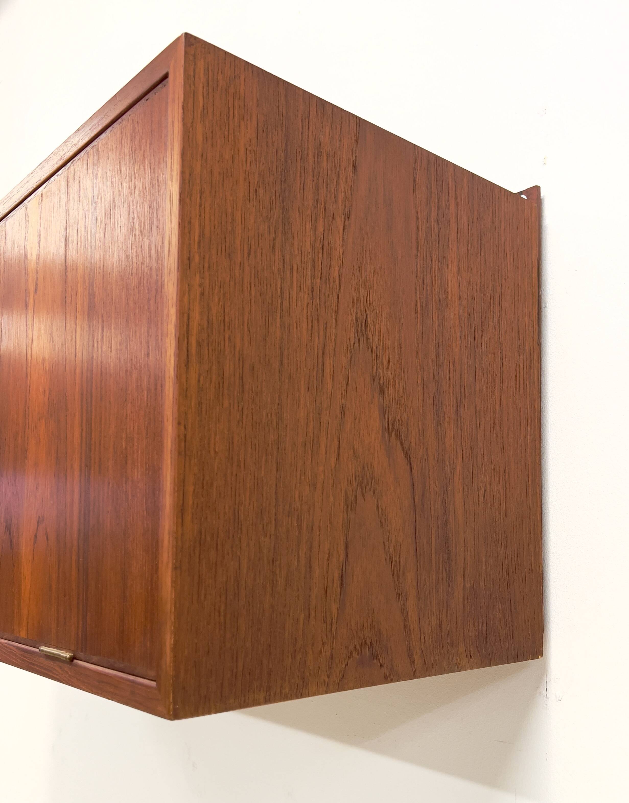 Teak Bar Cabinet By Kai Kristiansen For Feldballes, 1960s
