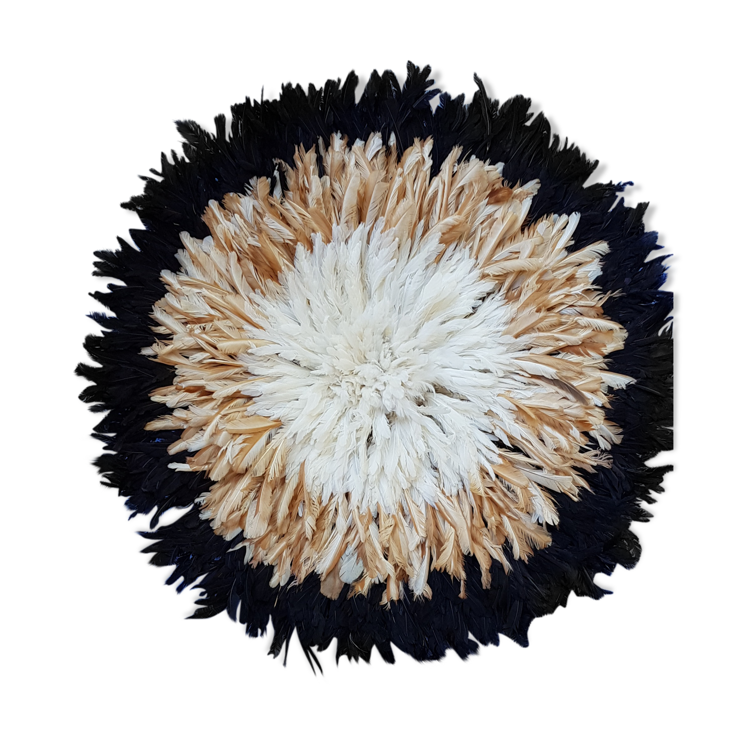 Juju hat white beige black 80cm