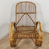 Rocking-chair rattan 60'