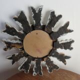 Wooden sun mirror with art deco inlays 40/50