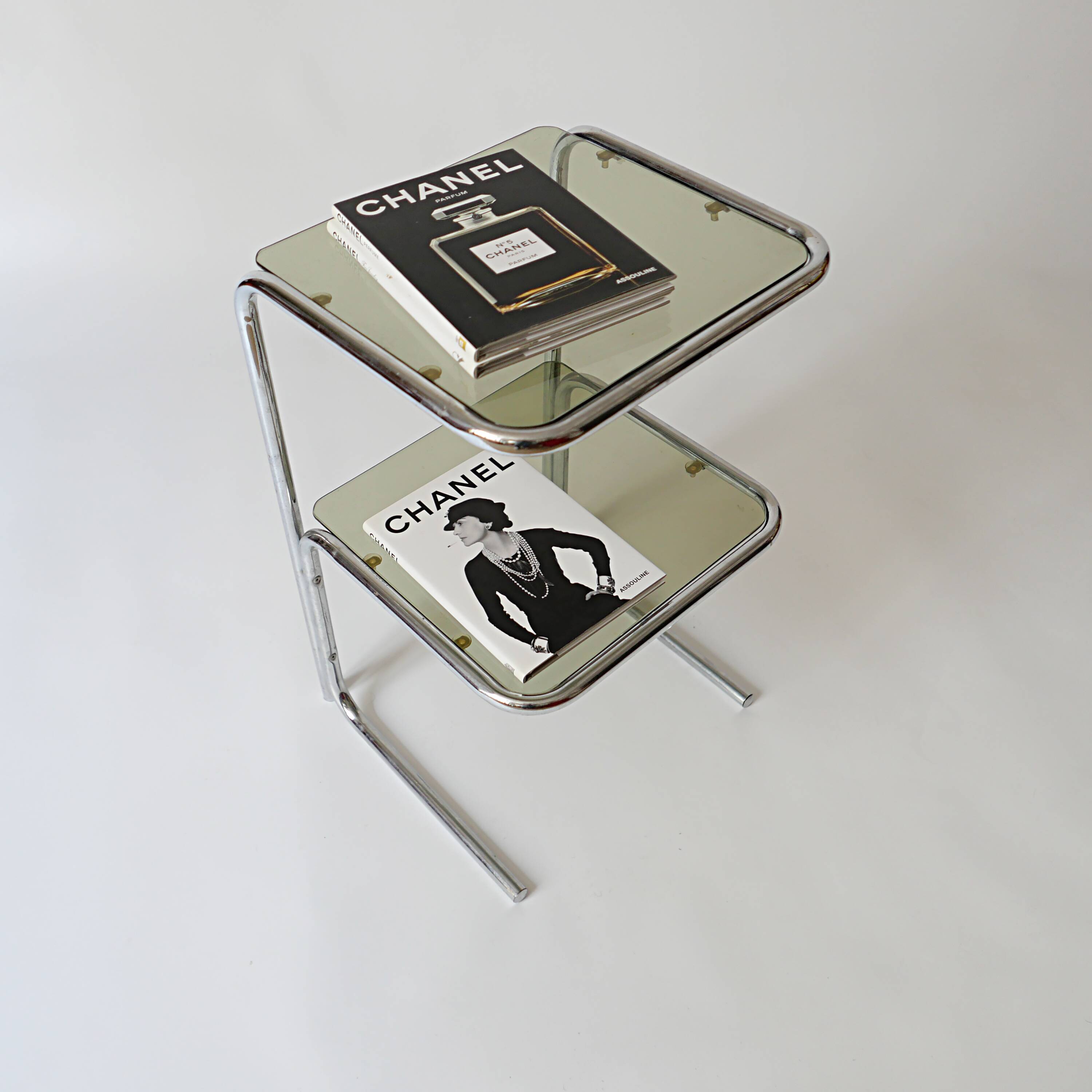 table d'appoint bout de canapé vintage 1970
