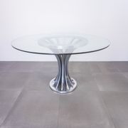Round table metal metal 1970
