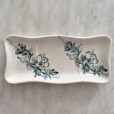 Empty pocket soap dish "Floréal" iron earthenware from Lyon
