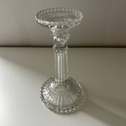 Bougeoir en verre 