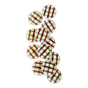 lot de 12 assiettes dessert