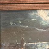 Ancient miniature painting Marine