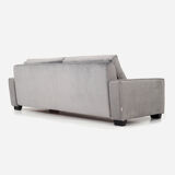 Canapé rejkiavik argent velour, design scandinave