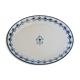 Metal enamelled plate
