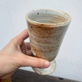 Signed stoneware cups