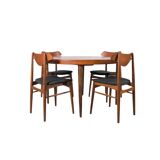 anish Mid-Century Dining Set – Teak Extension Table and 6 Chairs, 1960s