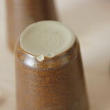 Set of 3 Digoin sandstone glasses