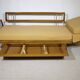 Lit de jour de style mid-century en bois de cerisier par Walter Knoll pour Knoll Antimott, années 1960.