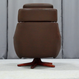 Leather ottoman chair, 1970