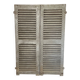 Pair of old shuttered windows