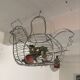 Hen-shaped egg basket