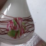 White Opaline Pop Art Ball Vase by Florence