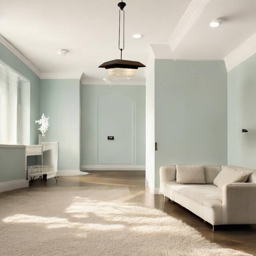 1950s Wood, Bronze & Opaline Glass Pendant Light