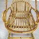 Rocking-flesh rattan vintage