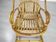 Rocking-flesh rattan vintage