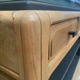 Walnut and black sideboard