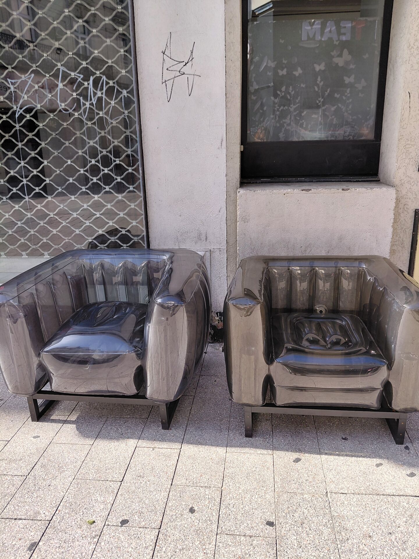 Pair of mojow armchairs