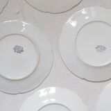 Set of 6 flat plates, Onnaing, Algéciras model