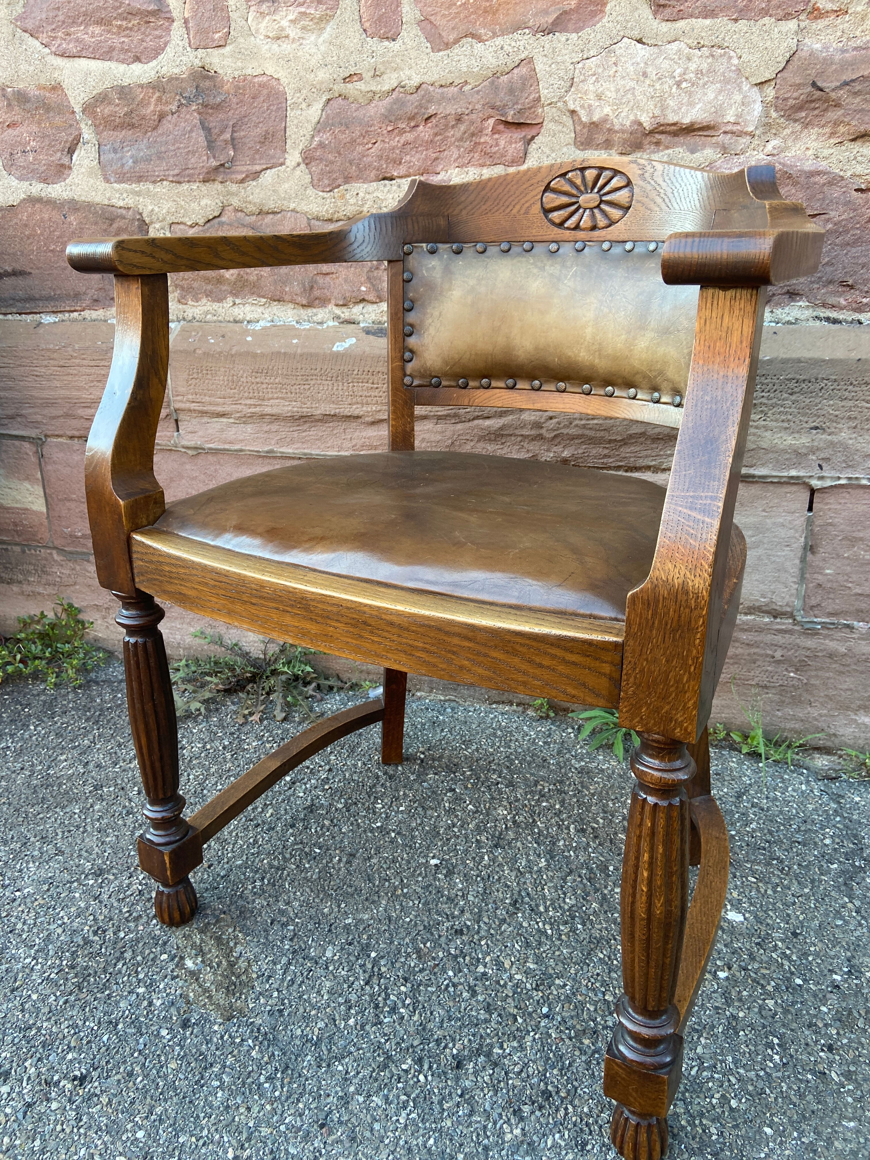 Vintage Art Deco office chair