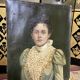 Oil on canvas portrait of a woman 19th