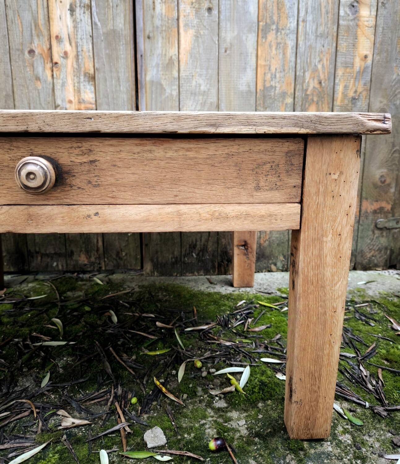 Wooden coffee table