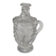 Moulded crystal mustard pot, first part of the 20th century.
