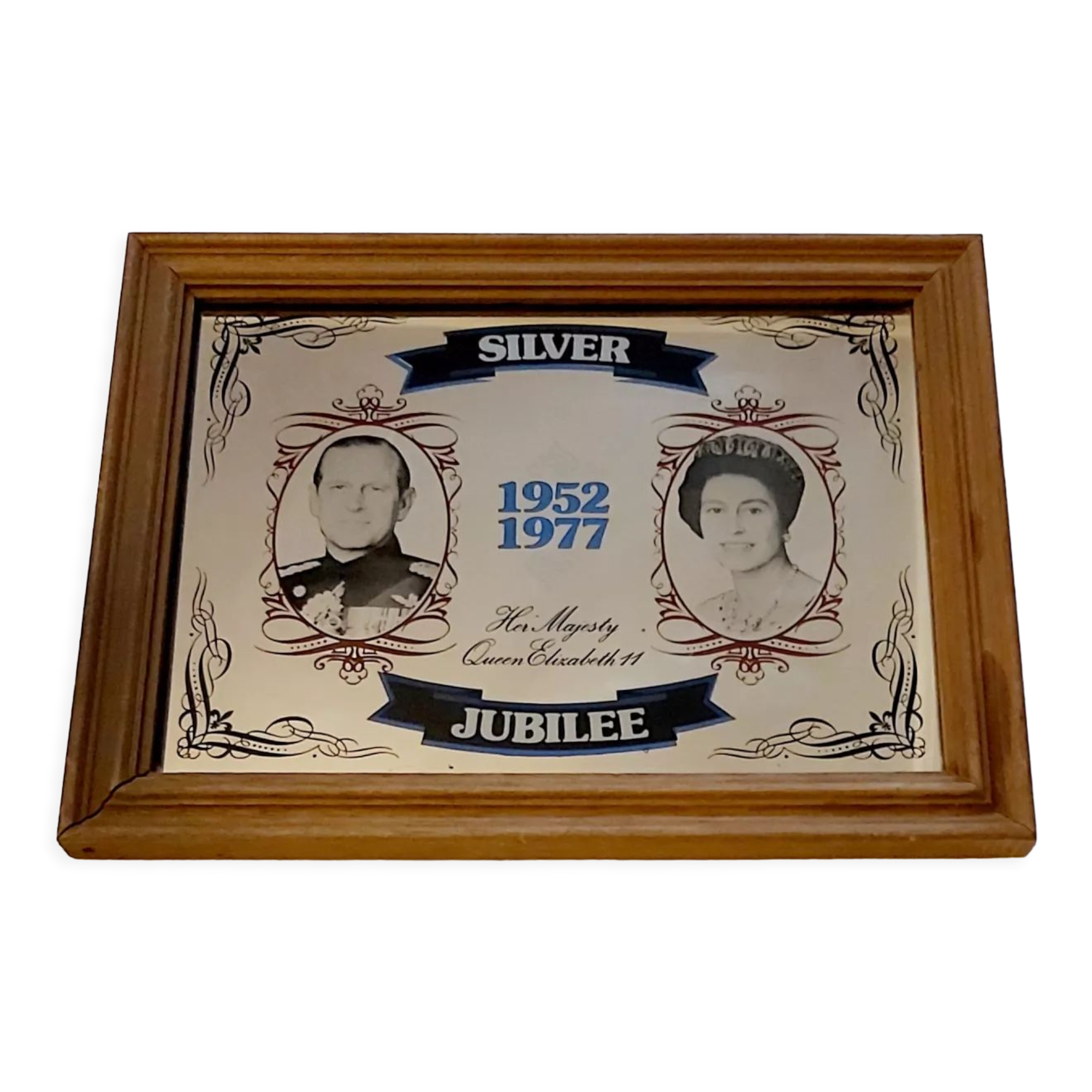 Queen Elizabeth II mirror frame
