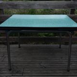 Formica and chrome-plated metal table