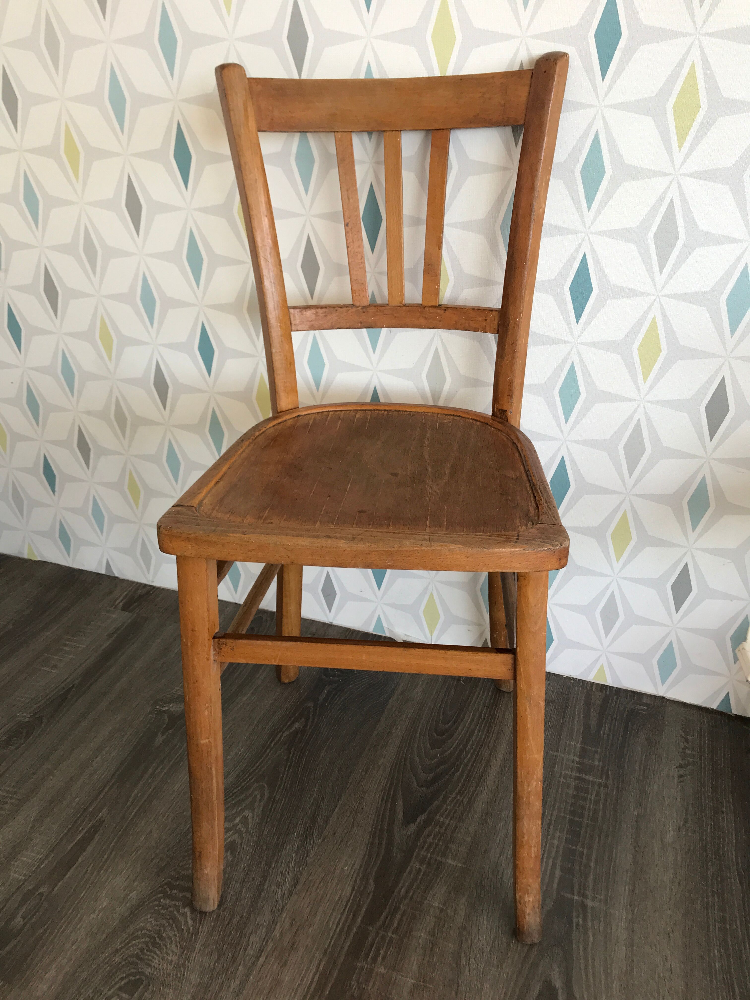 Light wood bistro chair