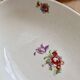 Ravier vintage faïence ivoire Digoin Sarreguemines – Décor fleurettes