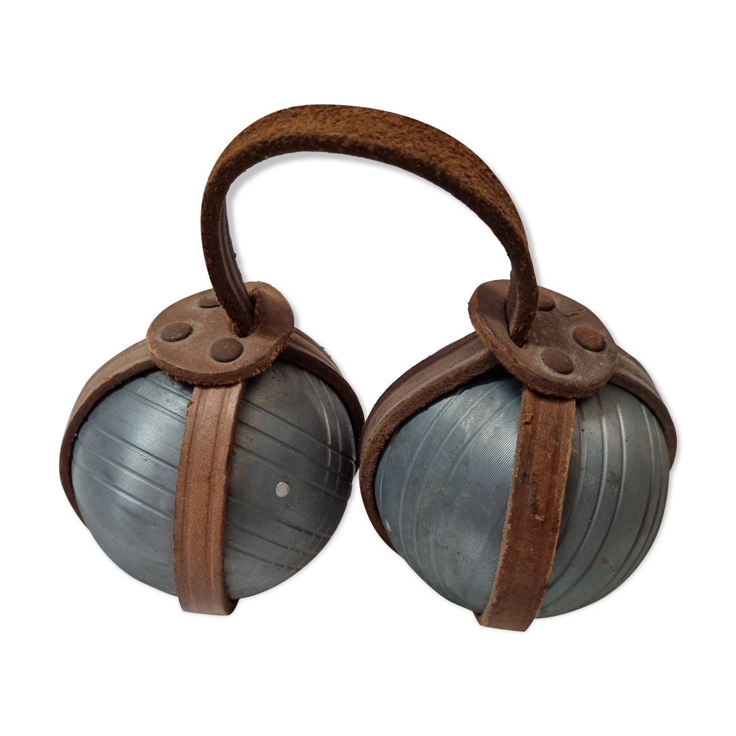 Pair of petanque balls year 50