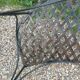 Banc de jardin en fer ancien