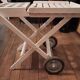 Garden trolley on wheels