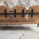 Banc ou pupitre enfant 3 places - mobilier scolaire vintage 1950