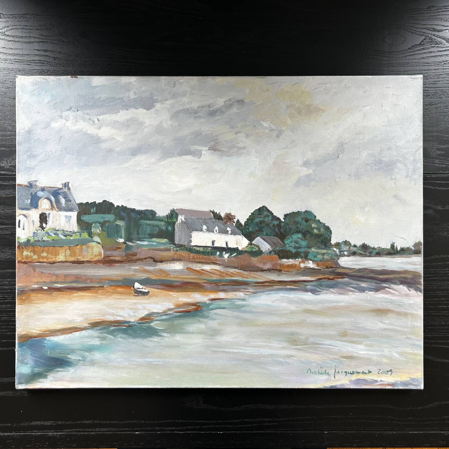 Breton village tableau of the Aber