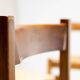 Set of four Torbecchia dining chairs by Giovanni Michelucci for Poltronova.