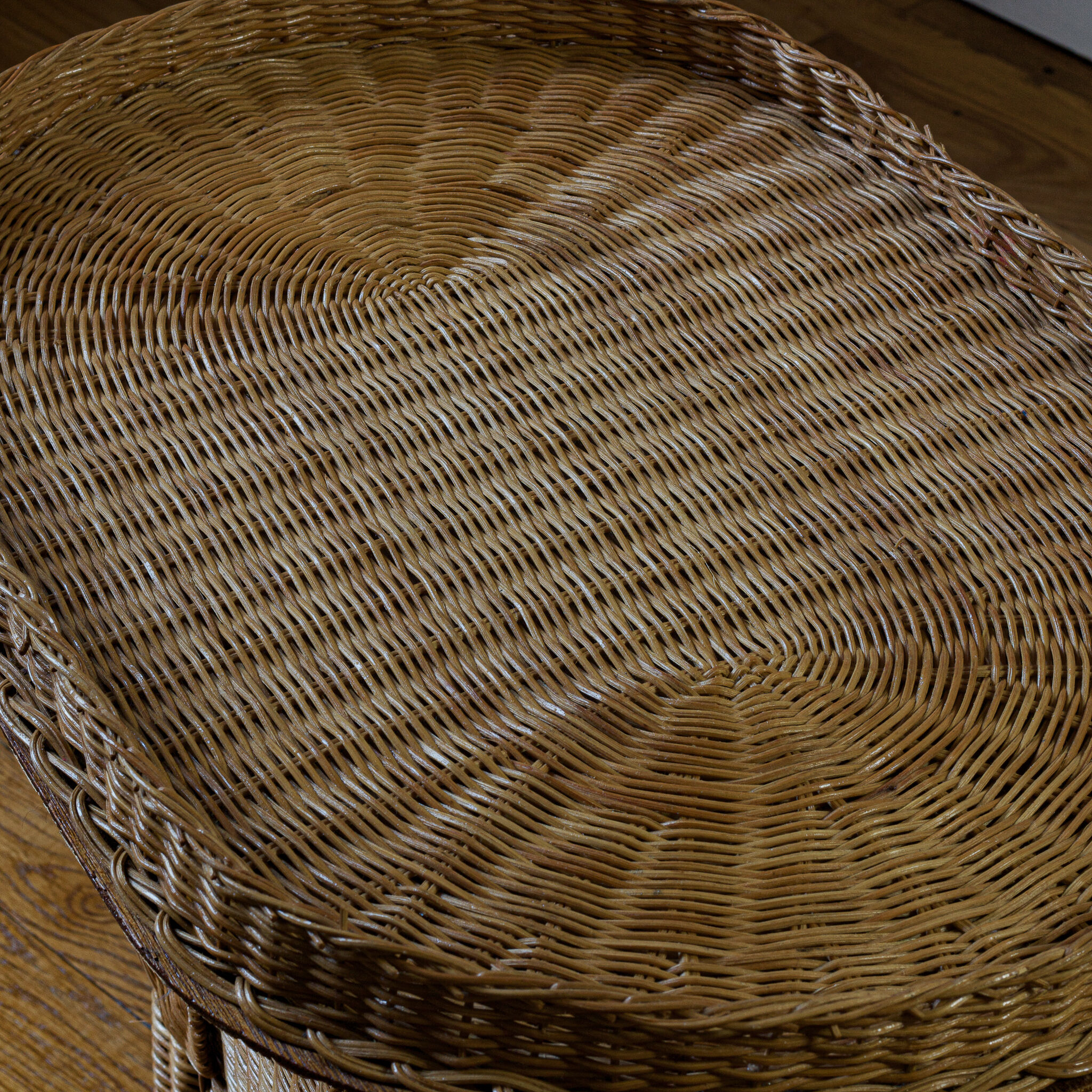 Elephant braided wicker service⎮60s/70s