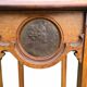 Tall Art Nouveau carved wooden side table