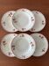Set of 6 vintage Badonviller soup plates – French earthenware with decoration