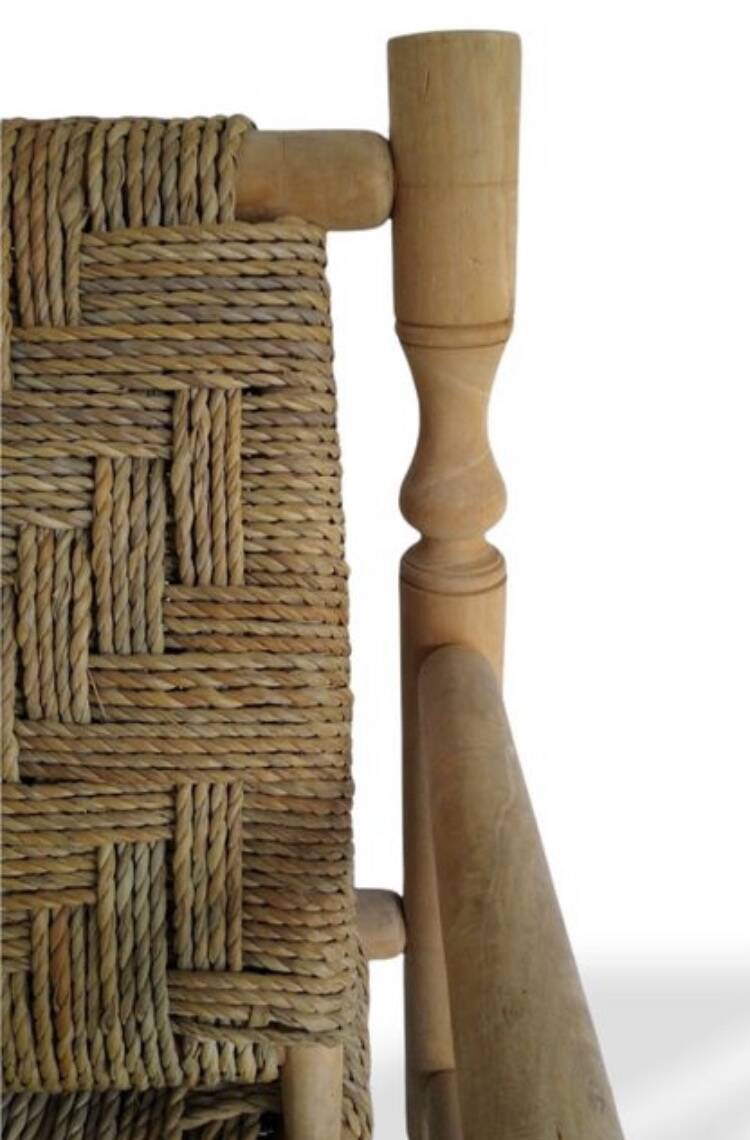 Fauteuil en corde d’Abaca- Audoux et Minet ?