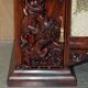 Canapé William IV en bois dur sculpté avec lions