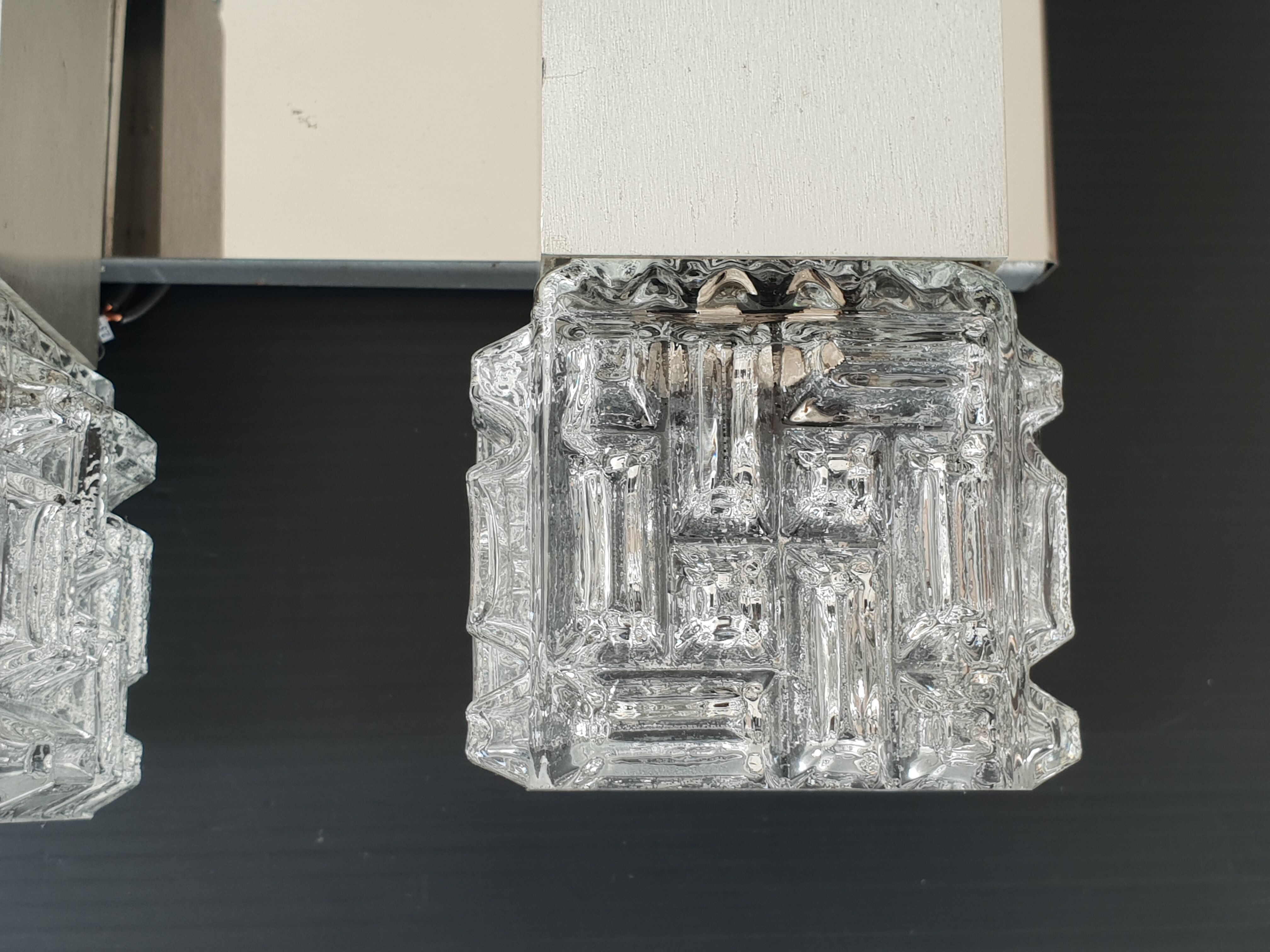 Pair of vintage wall lamps 1960