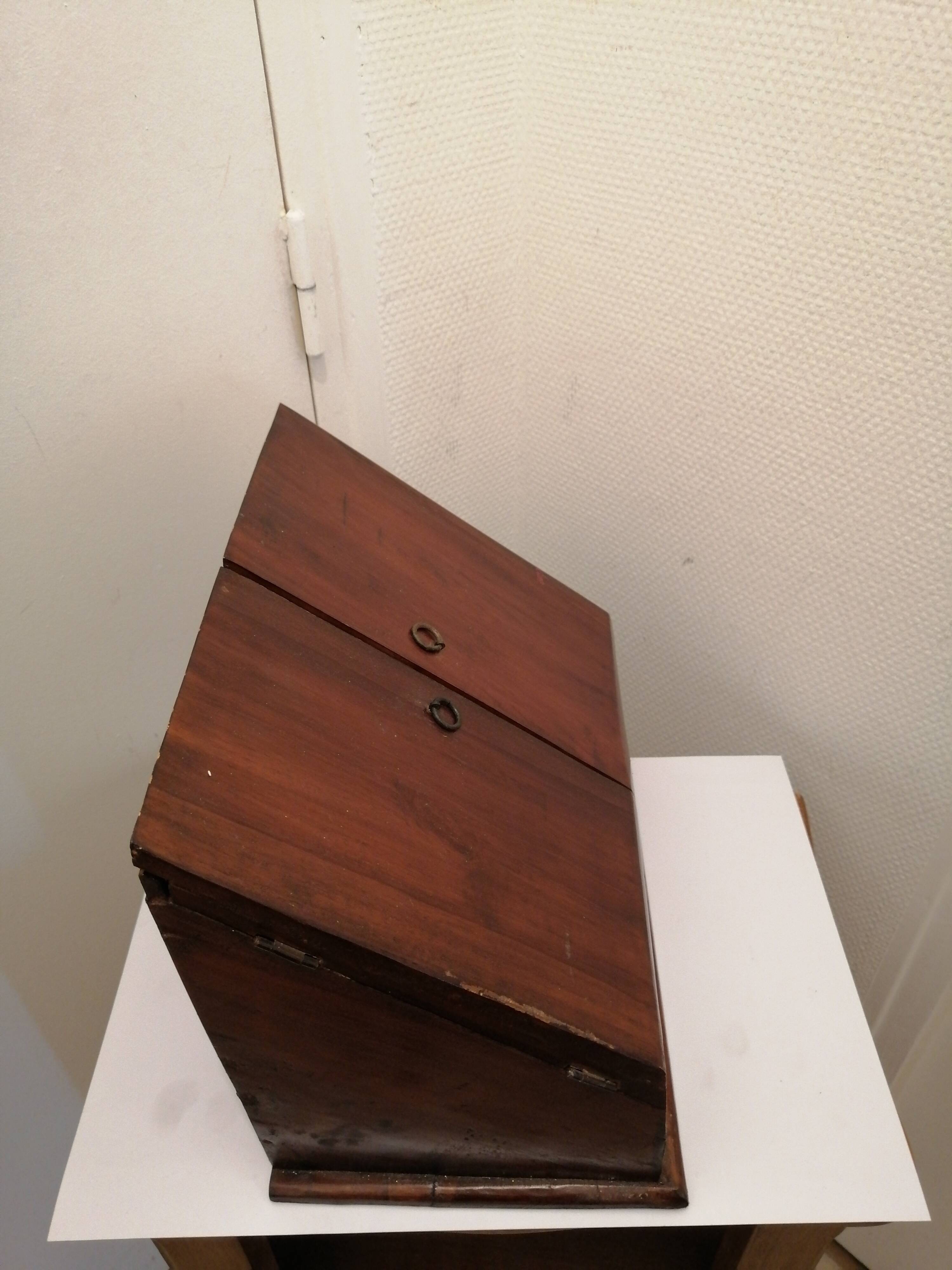 Vintage solid wood mail holder